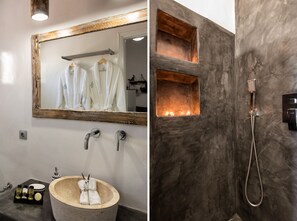 Apartament, vistes al mar | Dutxa