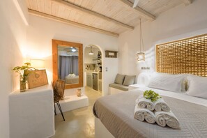Studio Suite, quang cảnh biển | Bộ đồ giường cao cấp, nệm có lớp đệm bông, két bảo mật tại phòng 