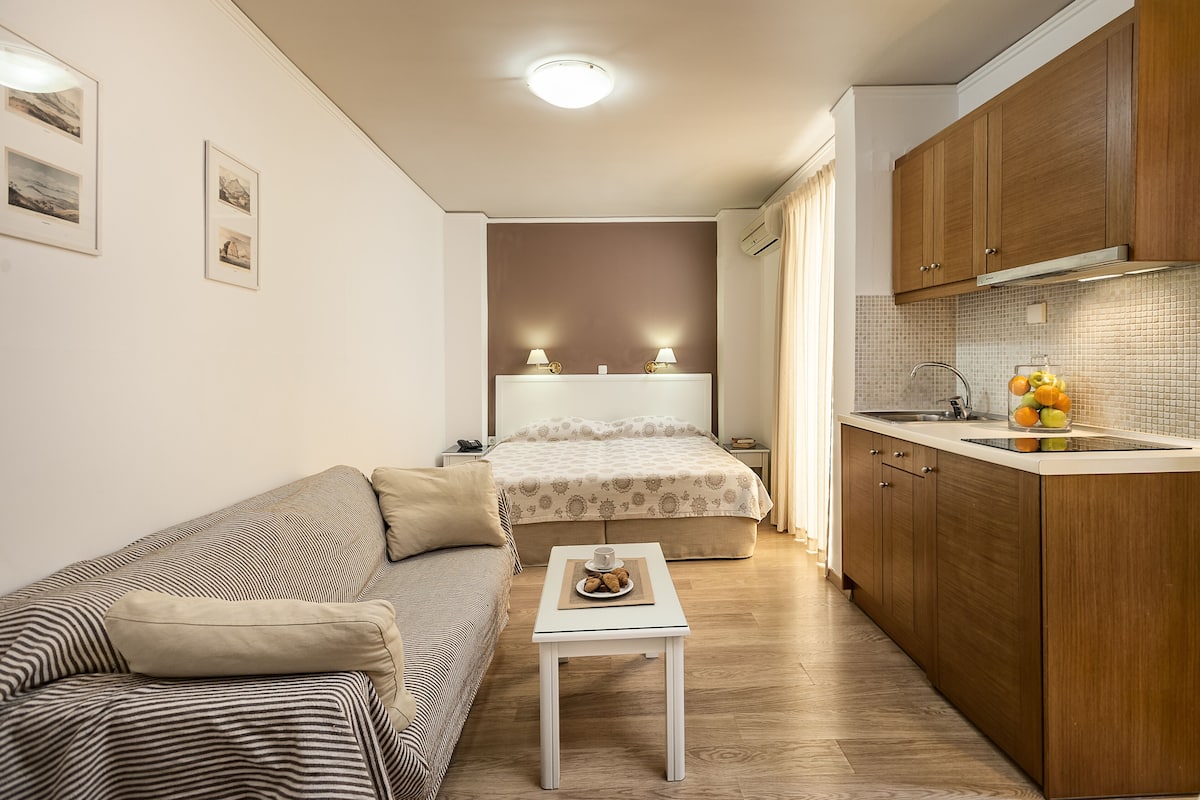 Economy Studio | 2 bedrooms, premium bedding, in-room safe, soundproofing