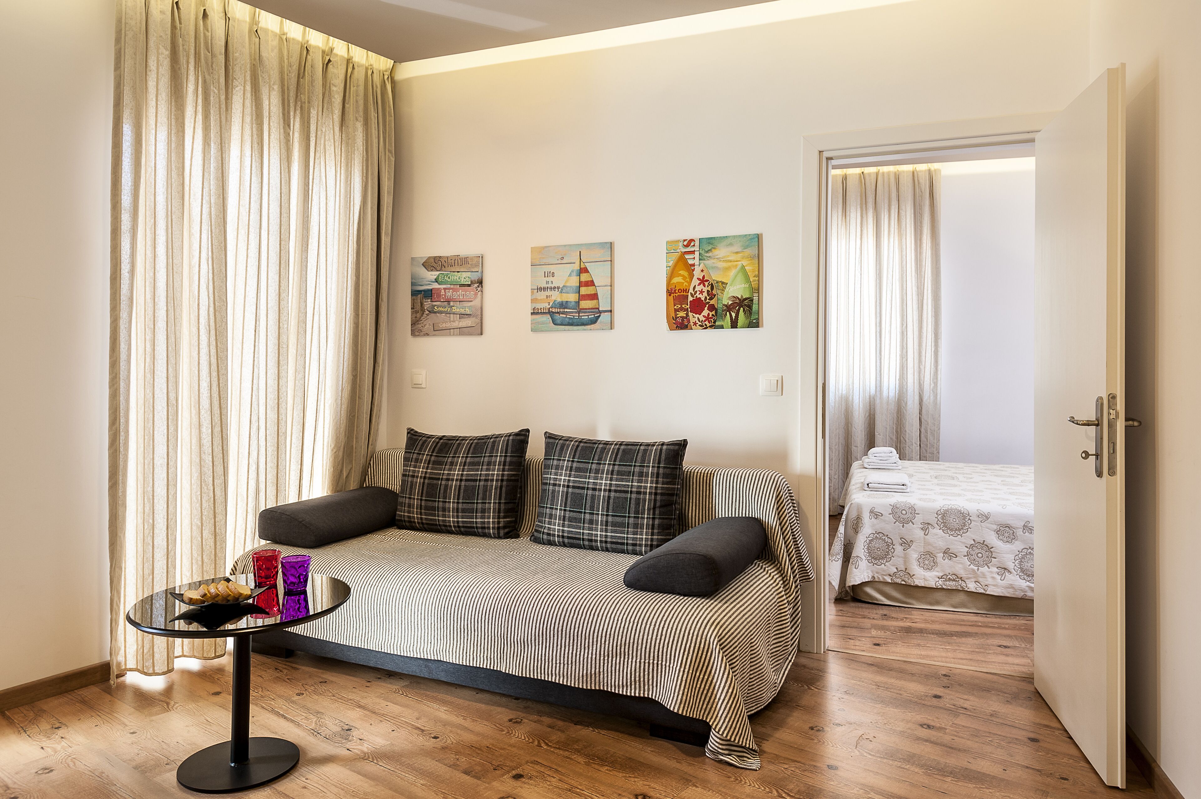 Apartment, 1 Schlafzimmer, Balkon | Wohnbereich