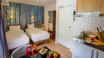 Budget Double Room | Blackout curtains, iron/ironing board, free WiFi