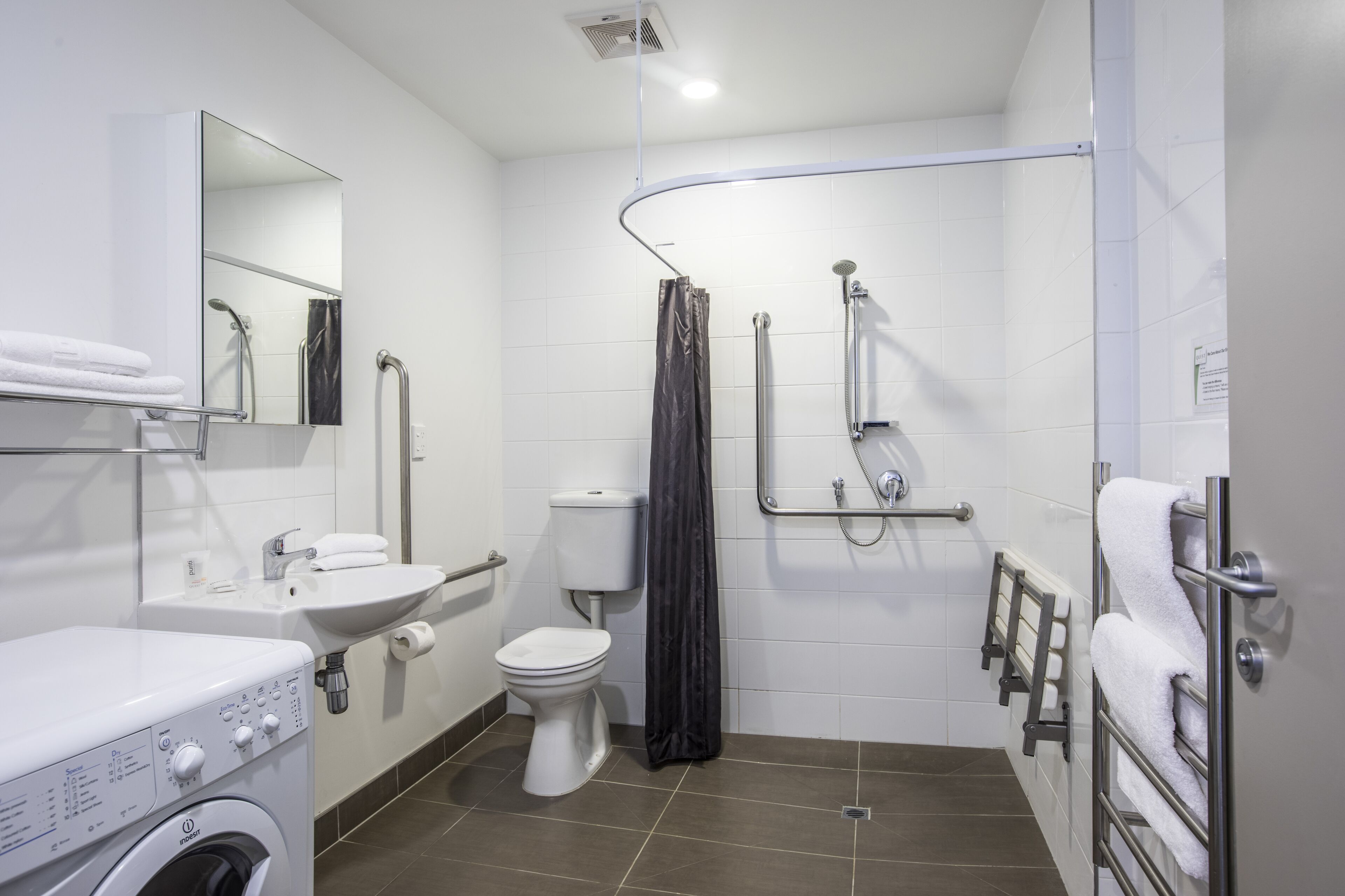 select comfort beds, individually decorated, individually furnished