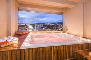 Body treatments, body scrubs, facials, manicures and pedicures, massages