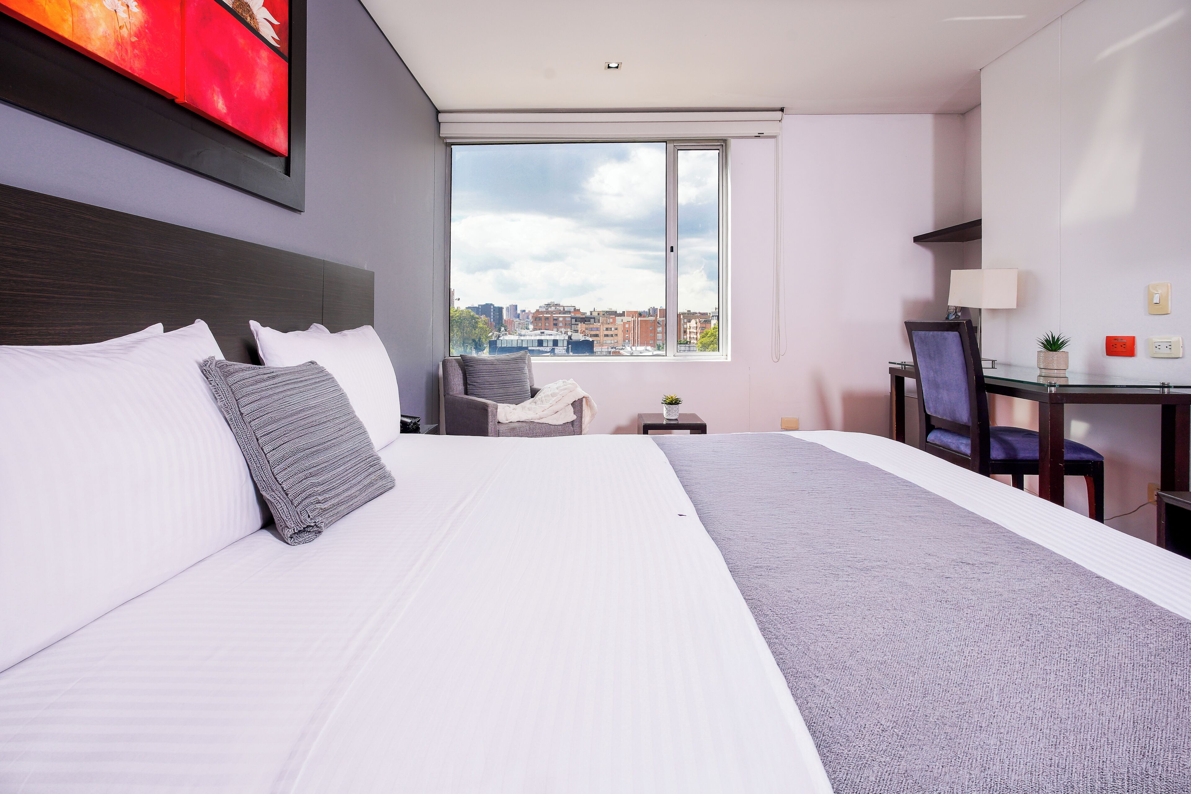 Deluxe tweepersoonskamer | Uitzicht vanuit accommodatie