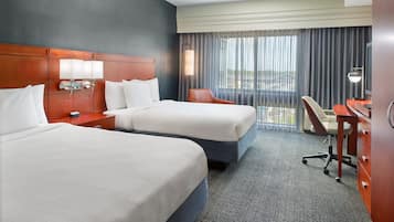 In-room safe, desk, laptop workspace, iron/ironing board