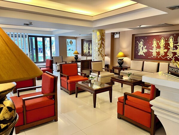 Sala de estar en el lobby