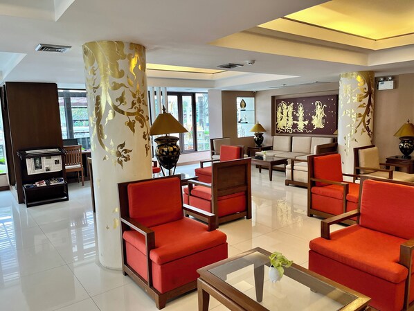 Sala de estar en el lobby