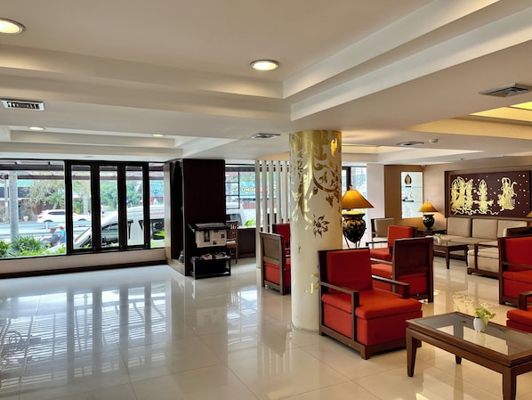 Sala de estar en el lobby