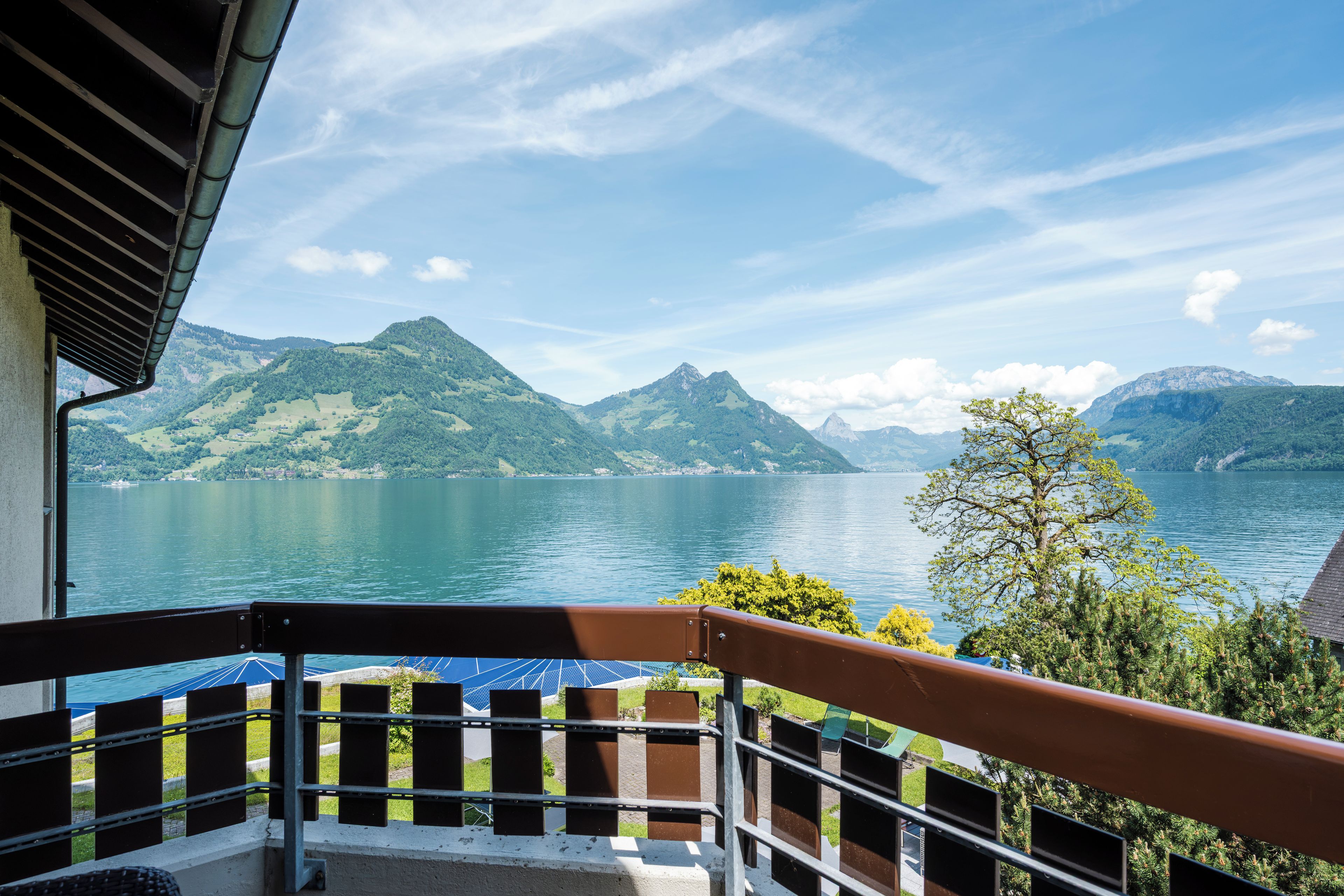 Doppelzimmer mit Dorfblick | Terrasse/Patio