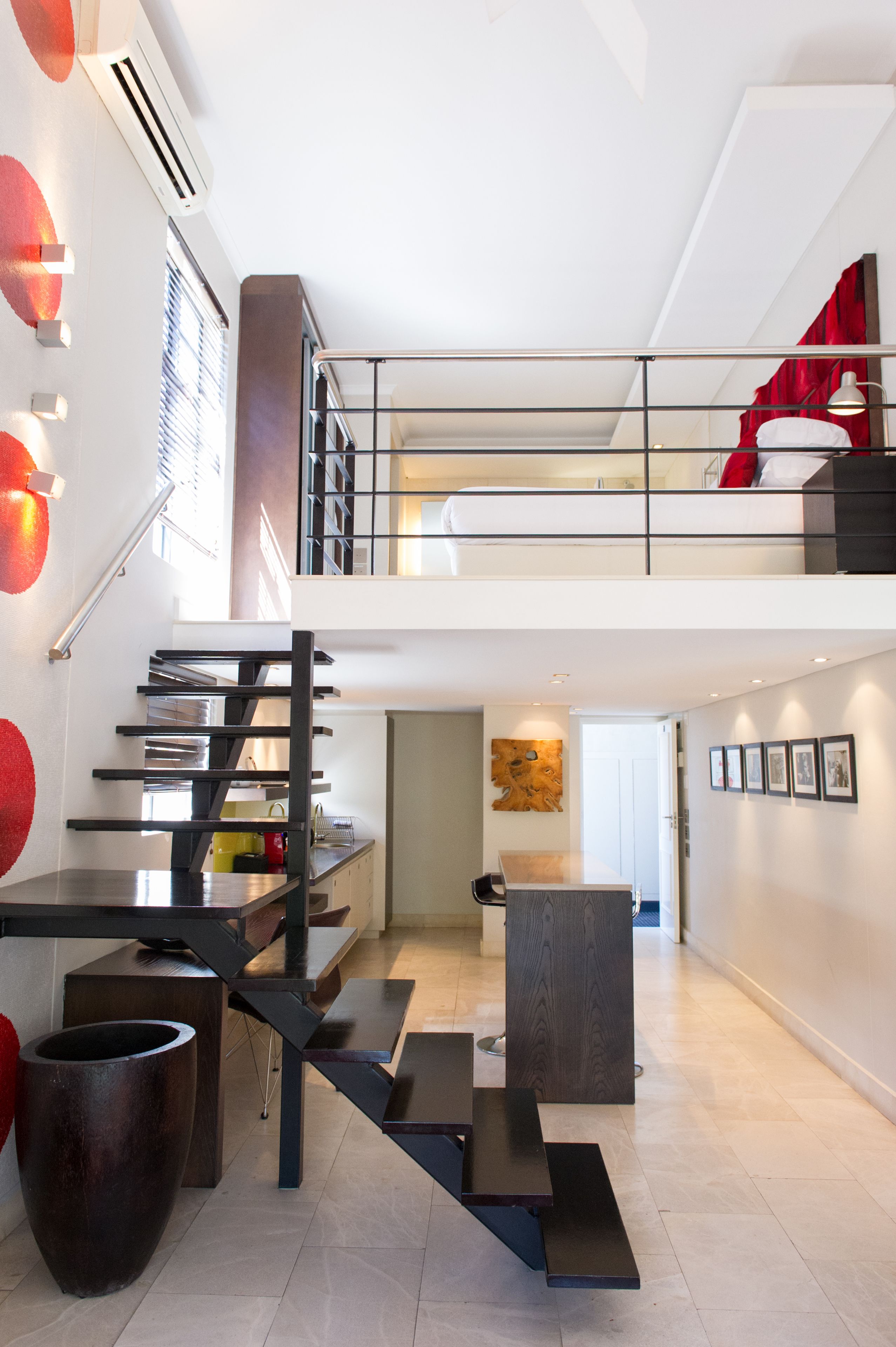 executive apartment | living area | 32-inch flat-screen tv with satellite channels