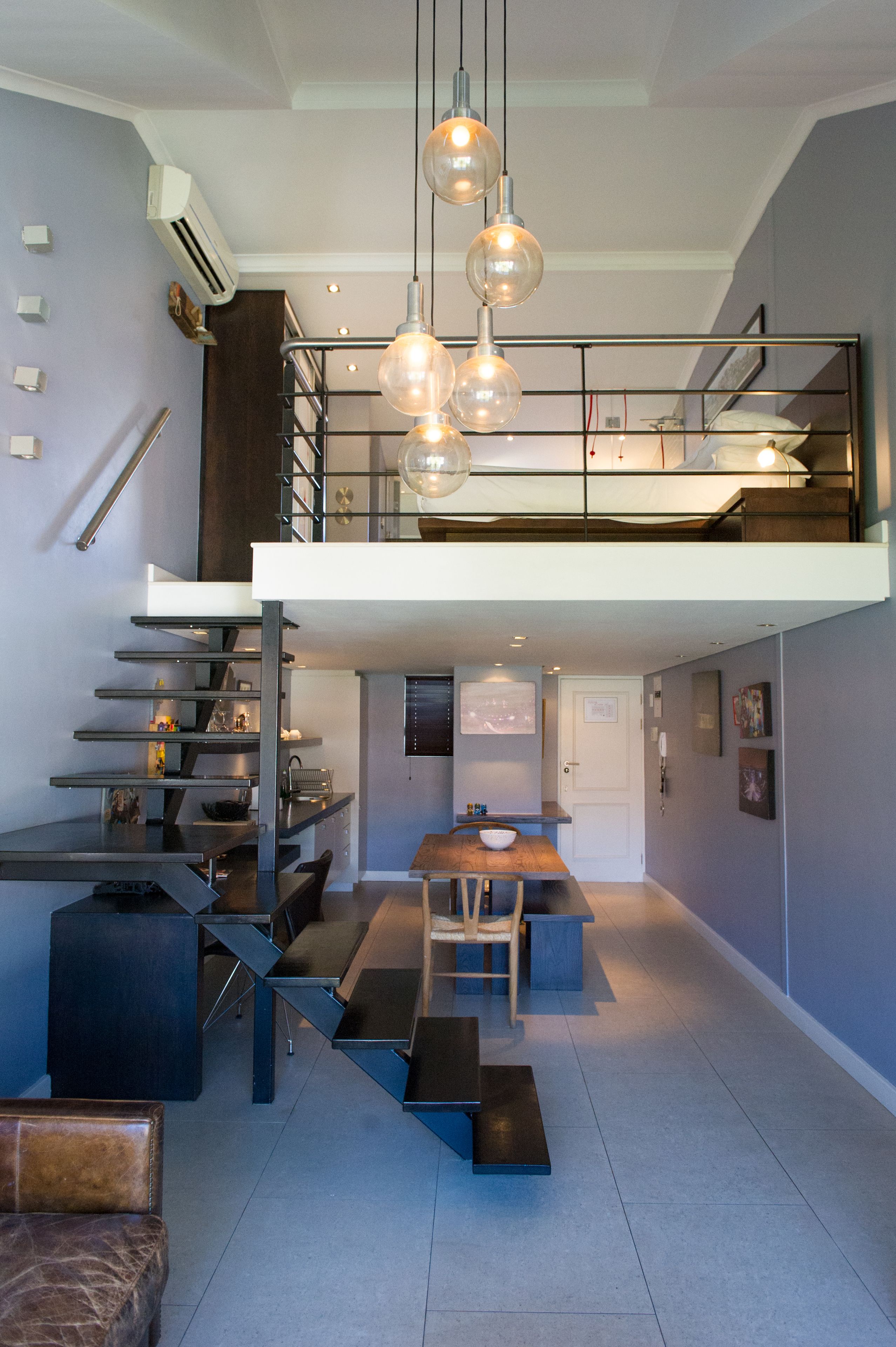 executive apartment | living area | 32-inch flat-screen tv with satellite channels