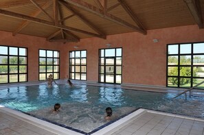 Indoor pool, seasonal outdoor pool