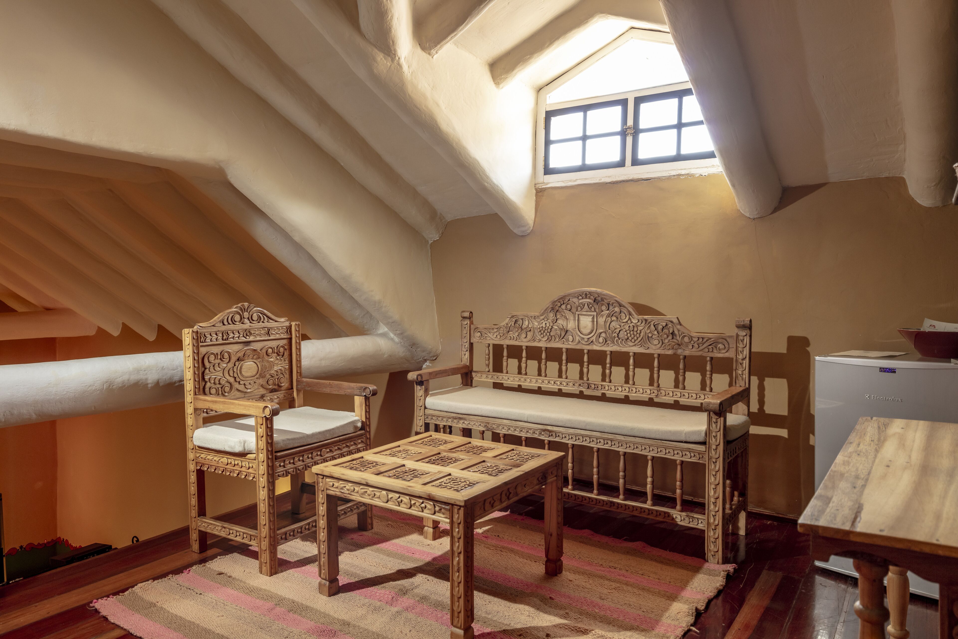 junior room | living area | 32-inch flat-screen tv with cable channels, tv