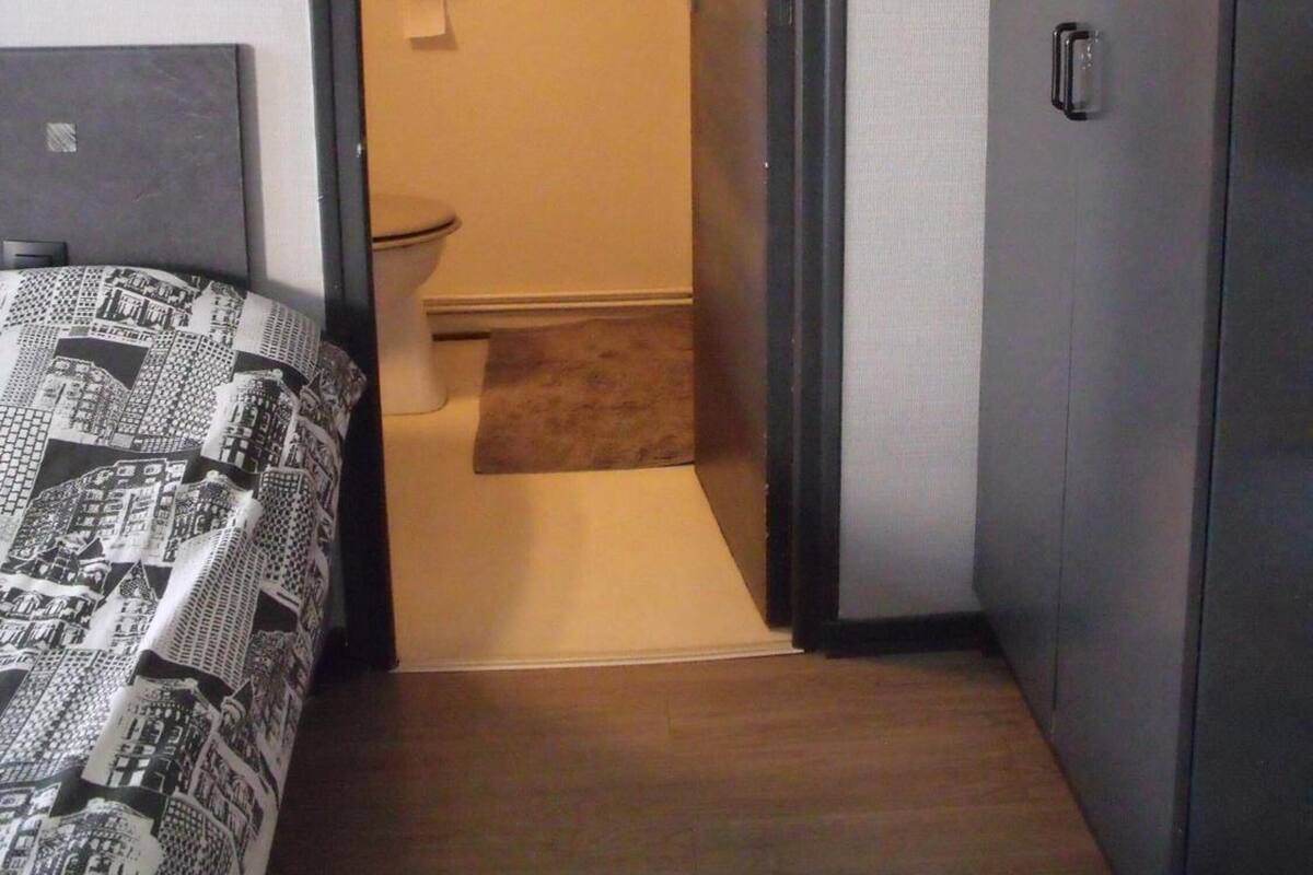 individually decorated, desk, blackout curtains, iron/ironing board