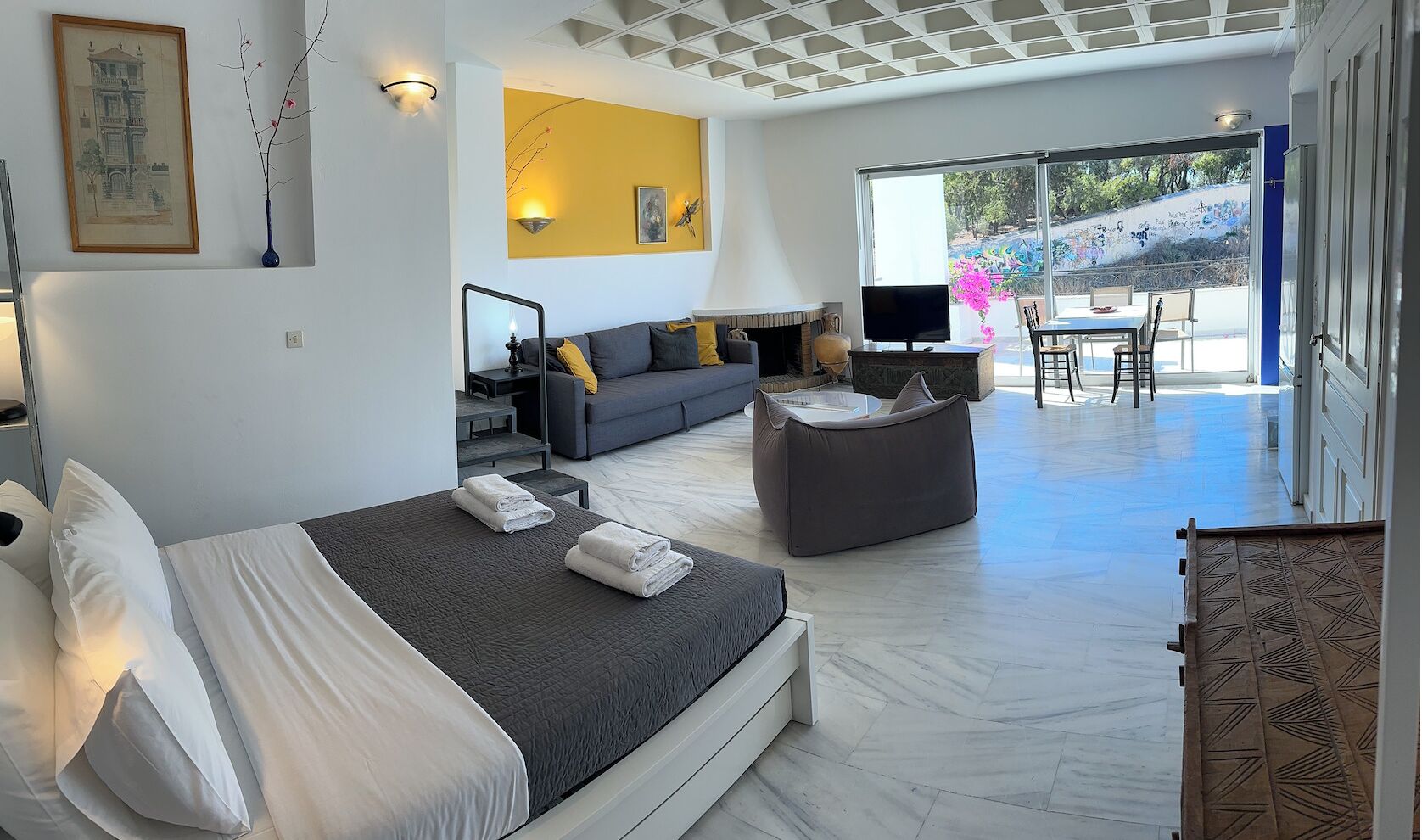 Apartment, Balcony, Mountain View (No.8) | Vardagsrum | 55-tums smart-tv med digitalkanaler, Netflix och streamingtjänster