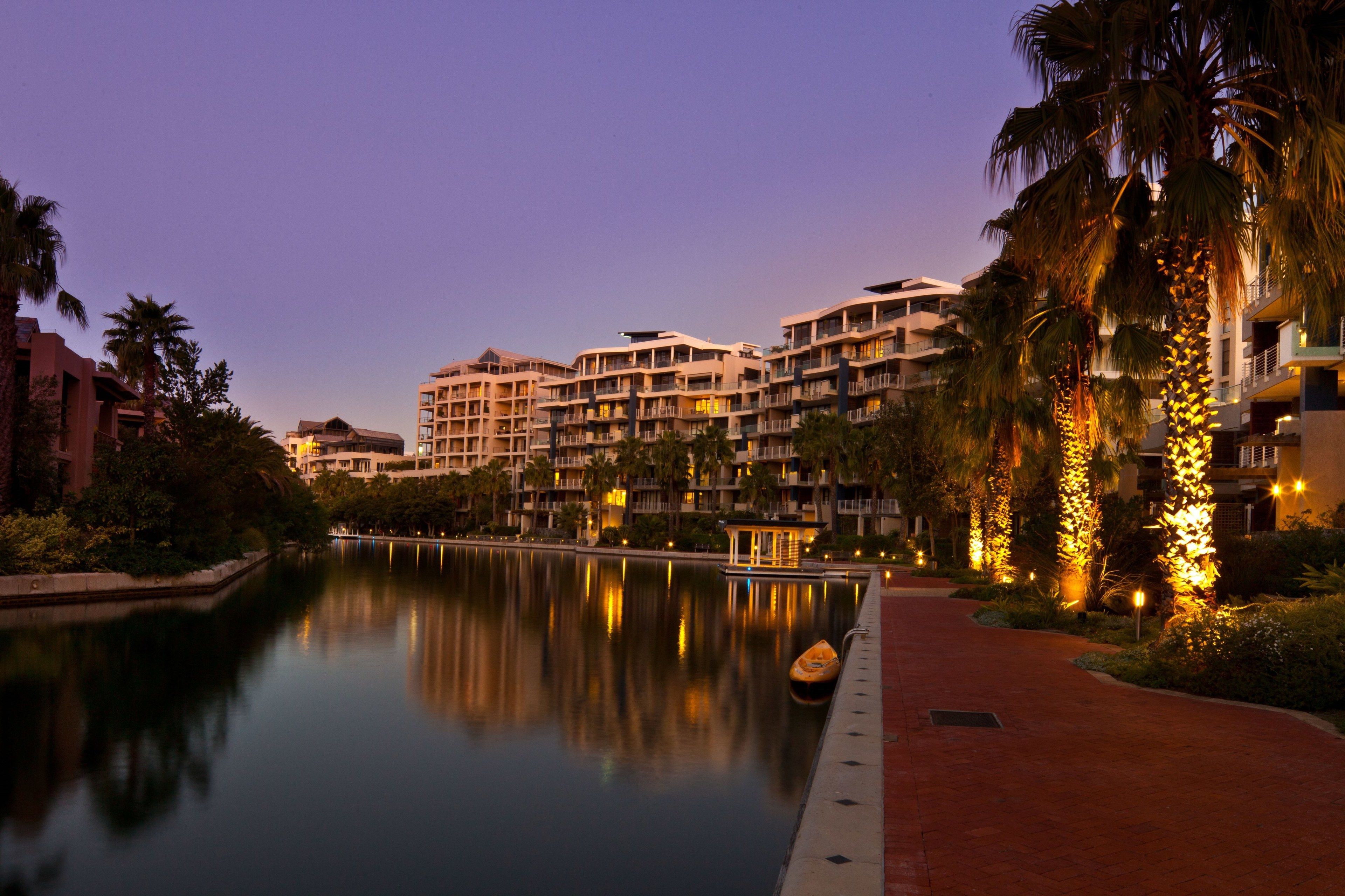 Front of property - evening/night