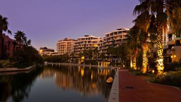 Front of property - evening/night