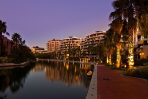 Front of property - evening/night
