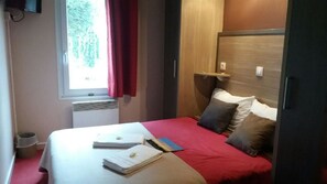 Desk, iron/ironing board, free cots/infant beds, free WiFi