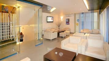 Lobby sitting area