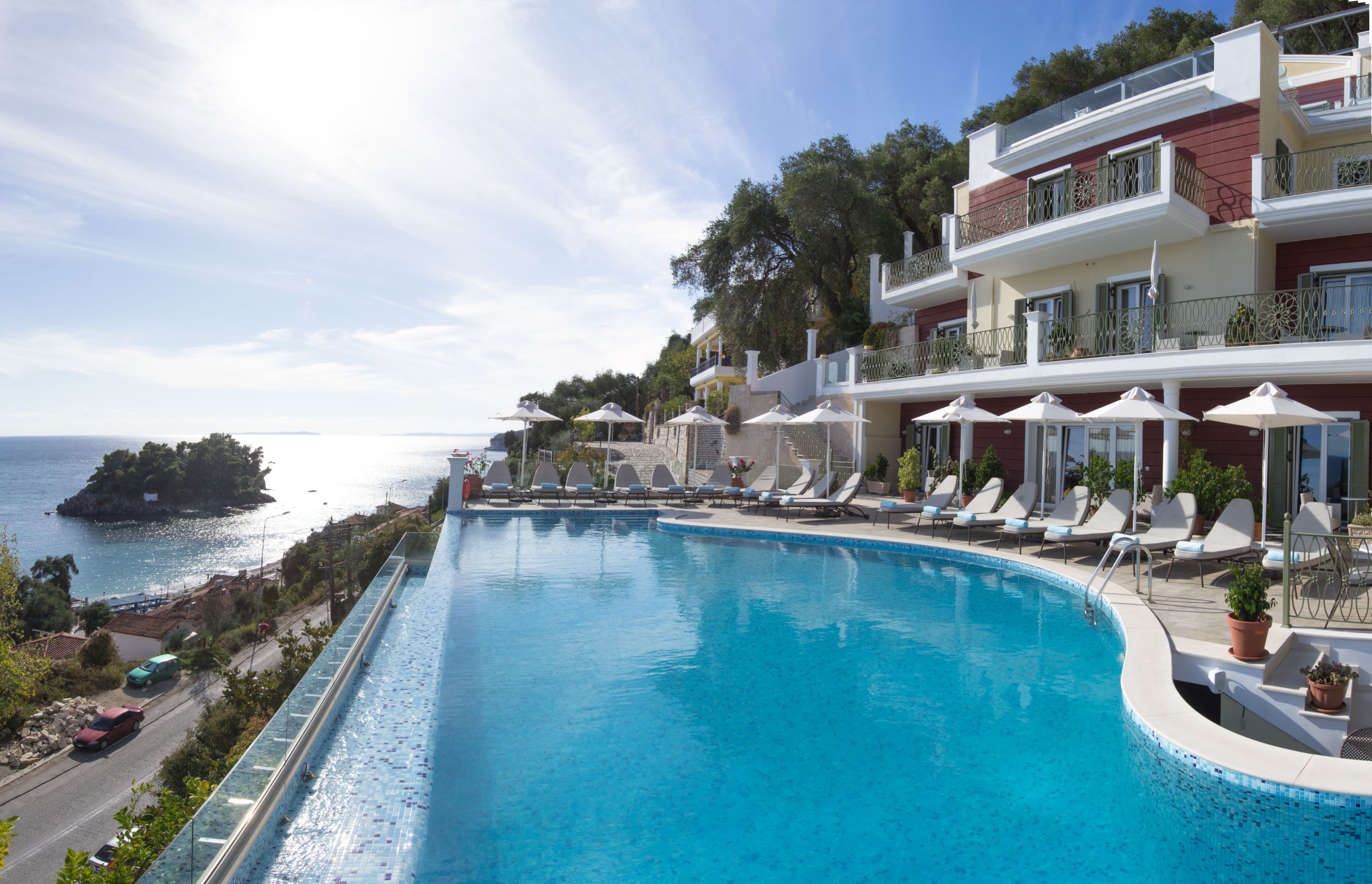 Voorkant van accommodatie