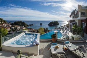 Superior Suite, Jetted Tub, Sea View | View from room - Irida Parga (Parga)