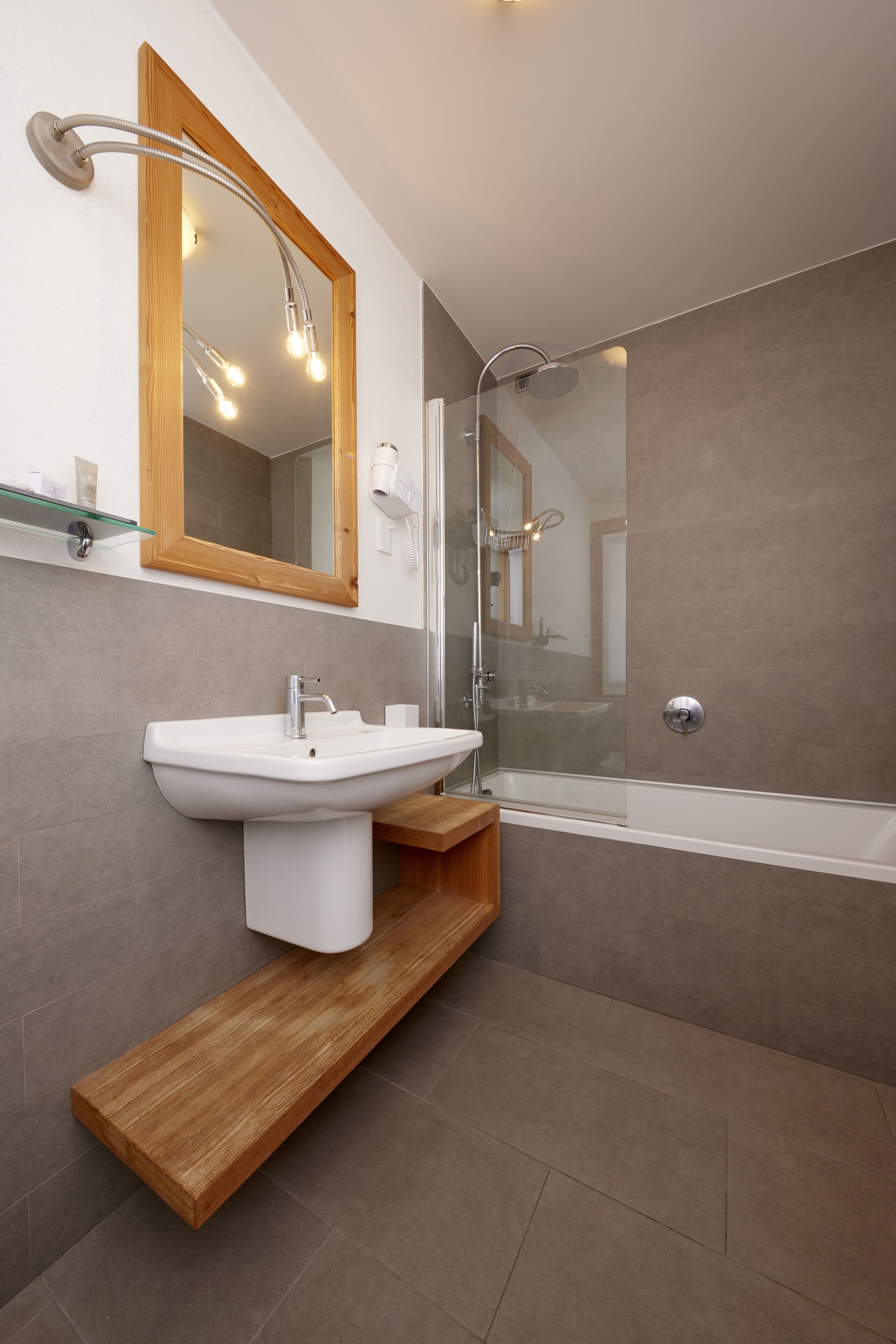 free toiletries, hair dryer, bidet, towels