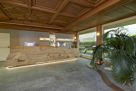Recepción. Hotel Rezia