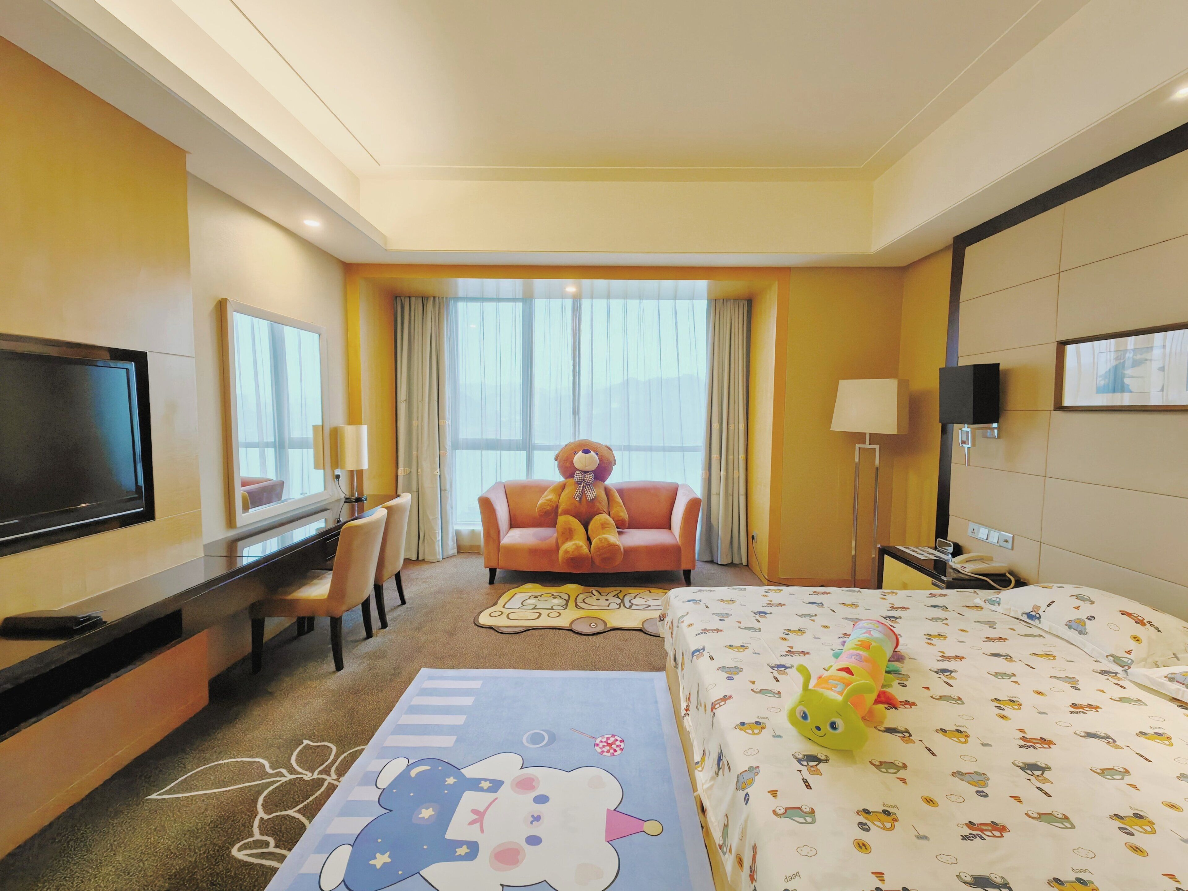 Family Suite, 2 Bedrooms, River View | Down comforters, minibar, in-room safe, individually decorated