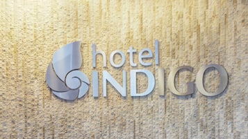 Welcome to Hotel Indigo, where a stylish entrance sets the tone for a memorable stay.