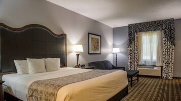 Pillowtop beds, in-room safe, desk, iron/ironing board