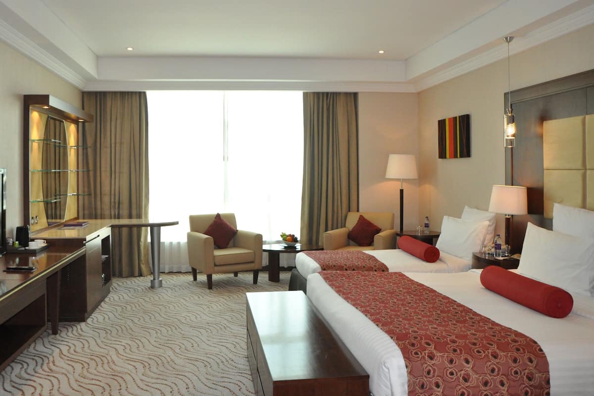 Suite Triple Room | Premium bedding, in-room safe, desk, blackout drapes