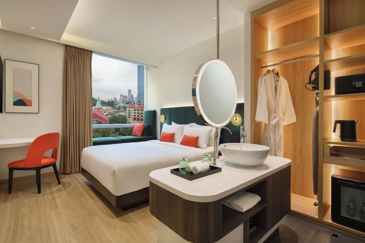Minibar, in-room safe, desk, blackout drapes