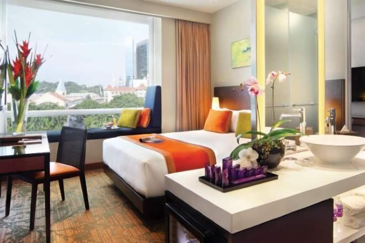 In-room safe, desk, blackout curtains, iron/ironing board