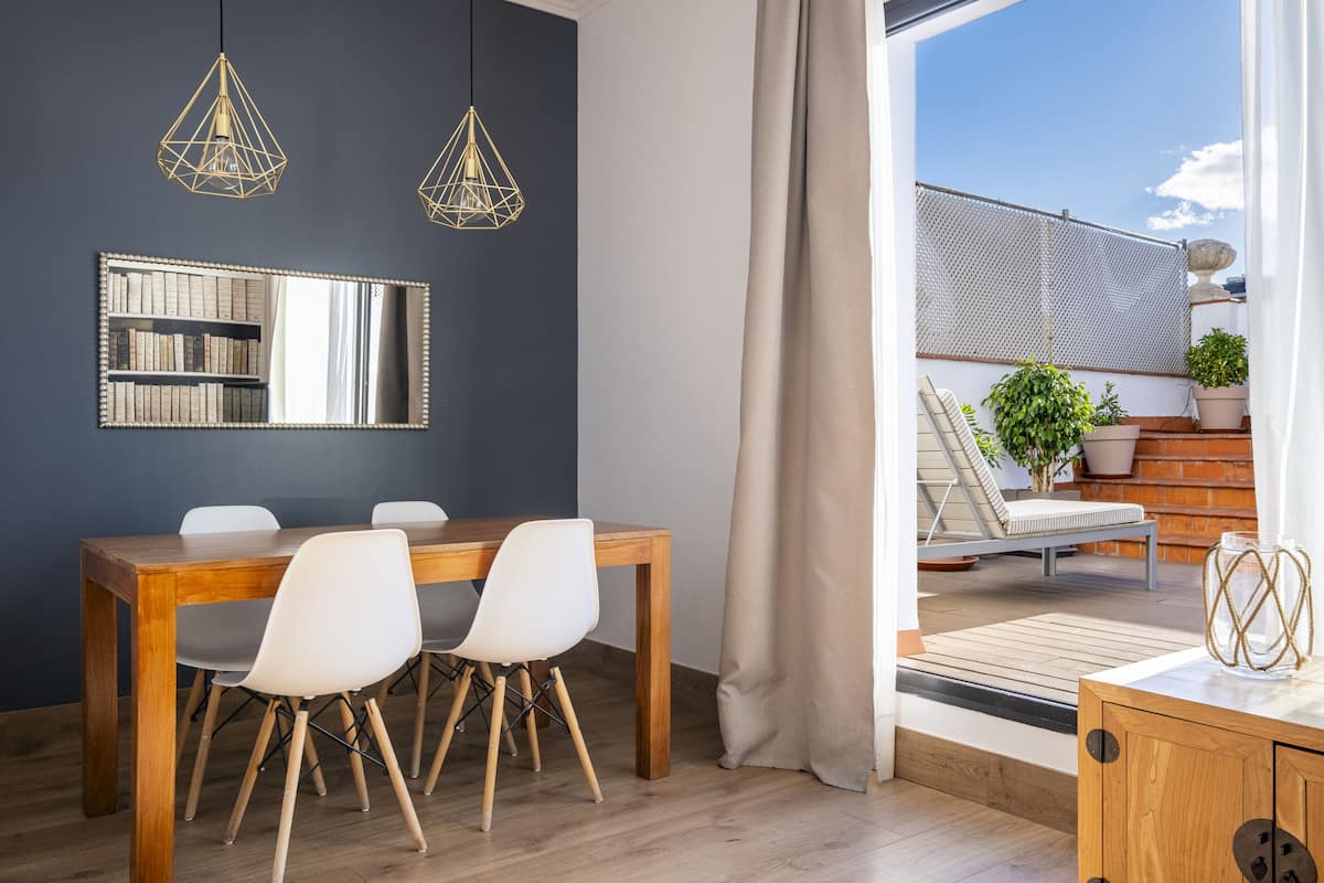 Penthouse, 2 Bedrooms, Terrace | 1 bedroom, premium bedding, in-room safe, desk