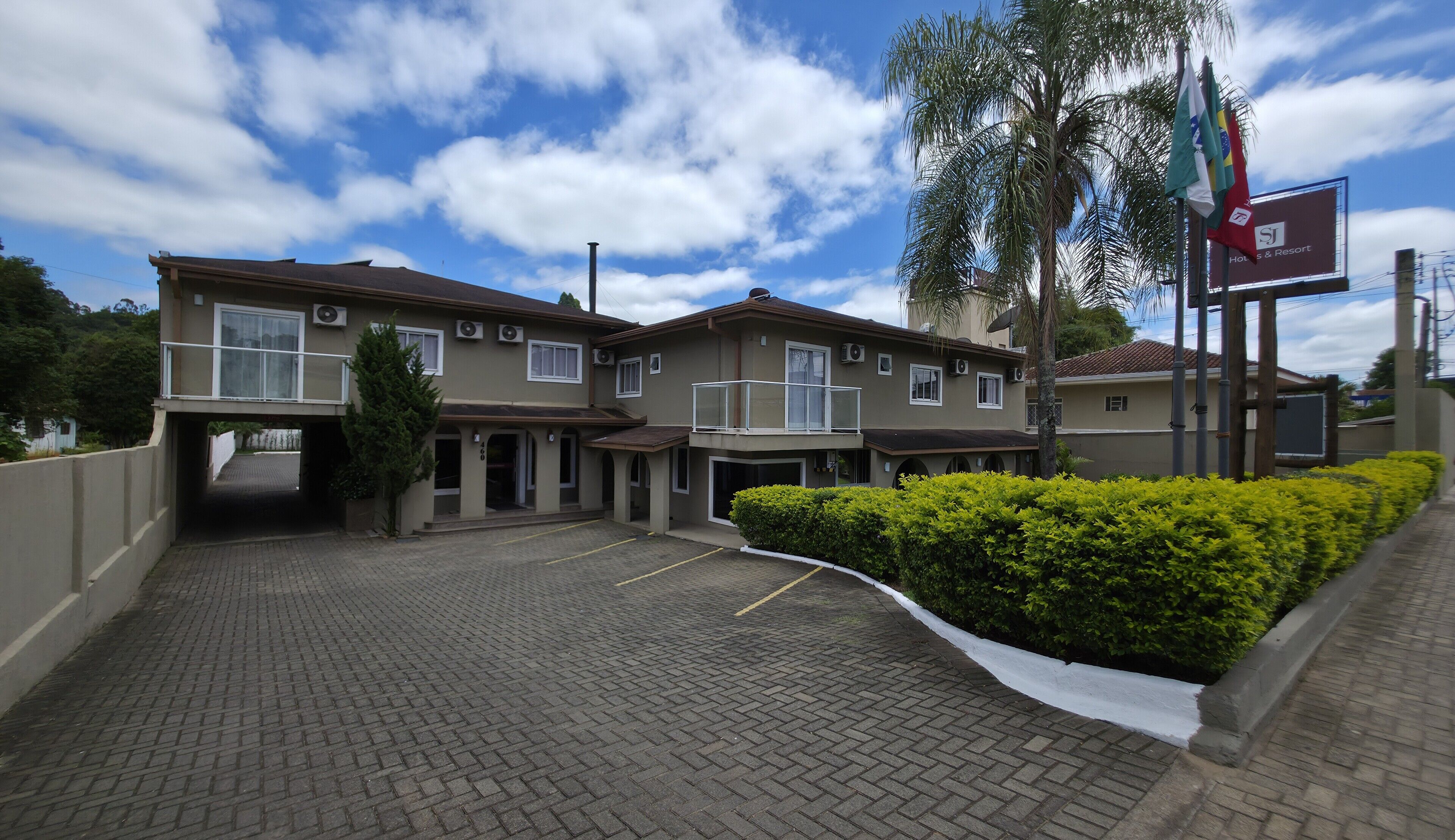 Façade de l’hébergement