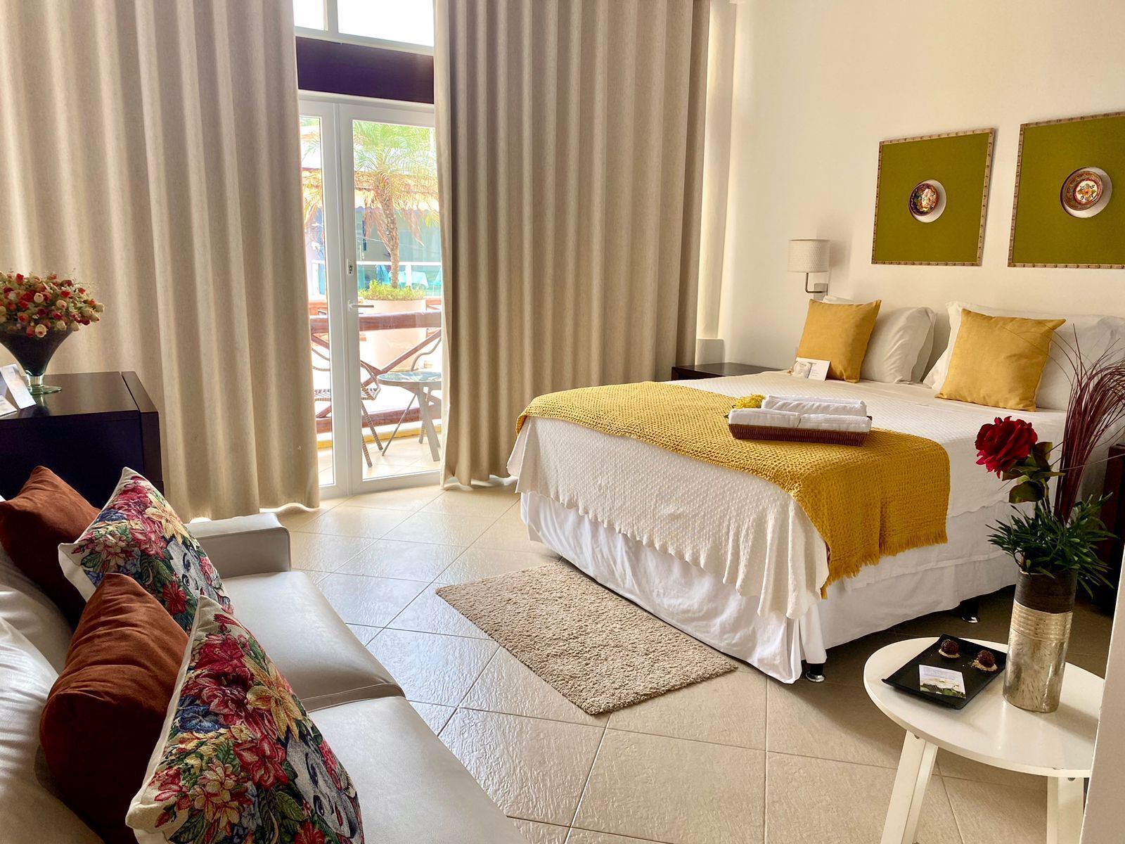 Tomannsrom – deluxe, 1 soverom, terrasse | Minibar, safe på rommet, wi-fi (inkludert) og sengetøy