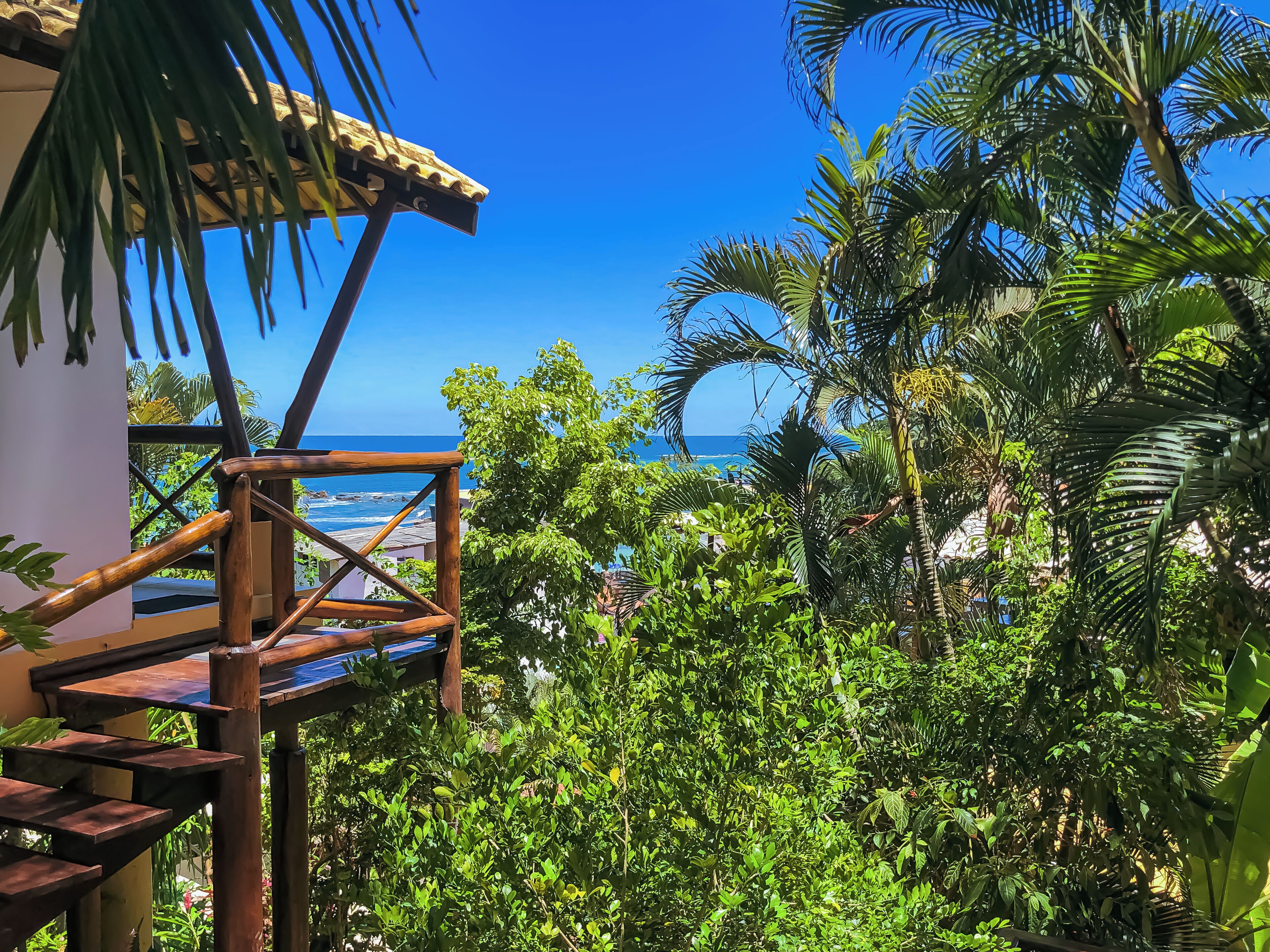 Bangalô, banheira de hidromassagem, vista para o mar | Vista do quarto