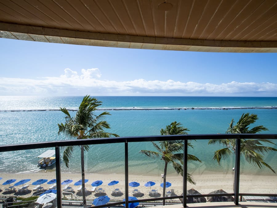 Rom – deluxe, ved havkanten | Utsikt fra balkong