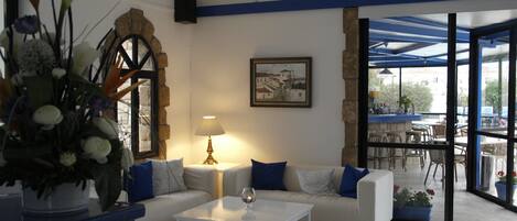 Lobby sitting area