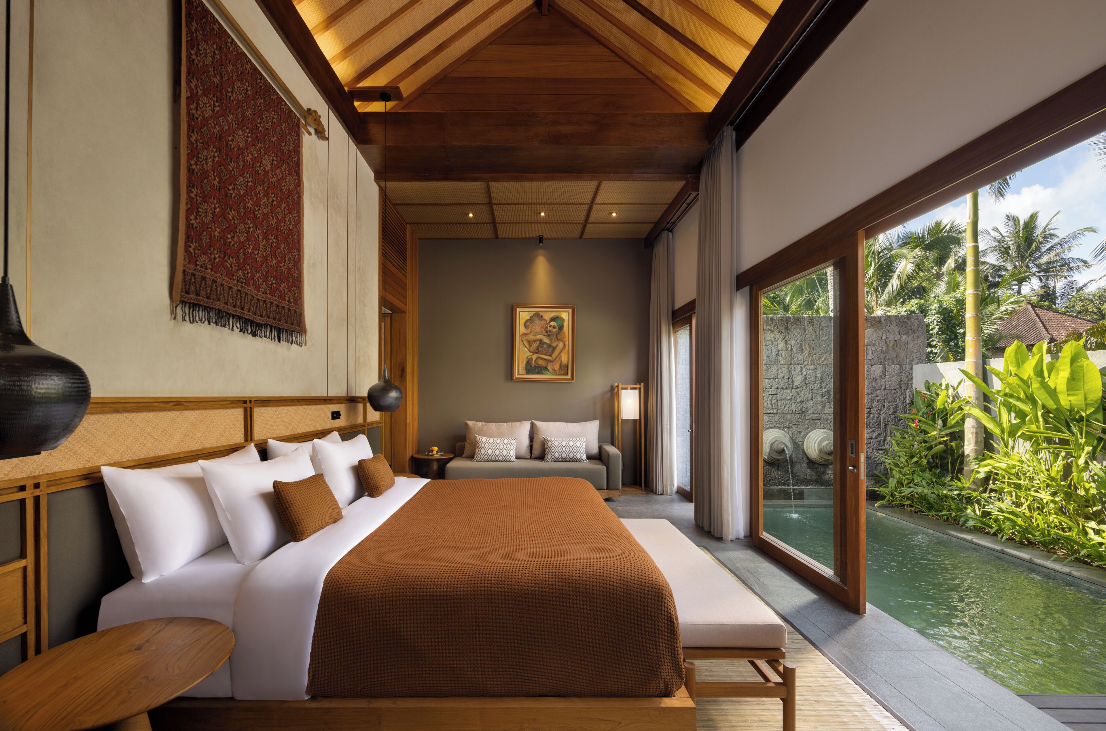 Villa, privézwembad (with Daily Sauna and 30 Mins Massage) | Een kluis op de kamer, geluiddichte muren, een strijkplank/strijkijzer