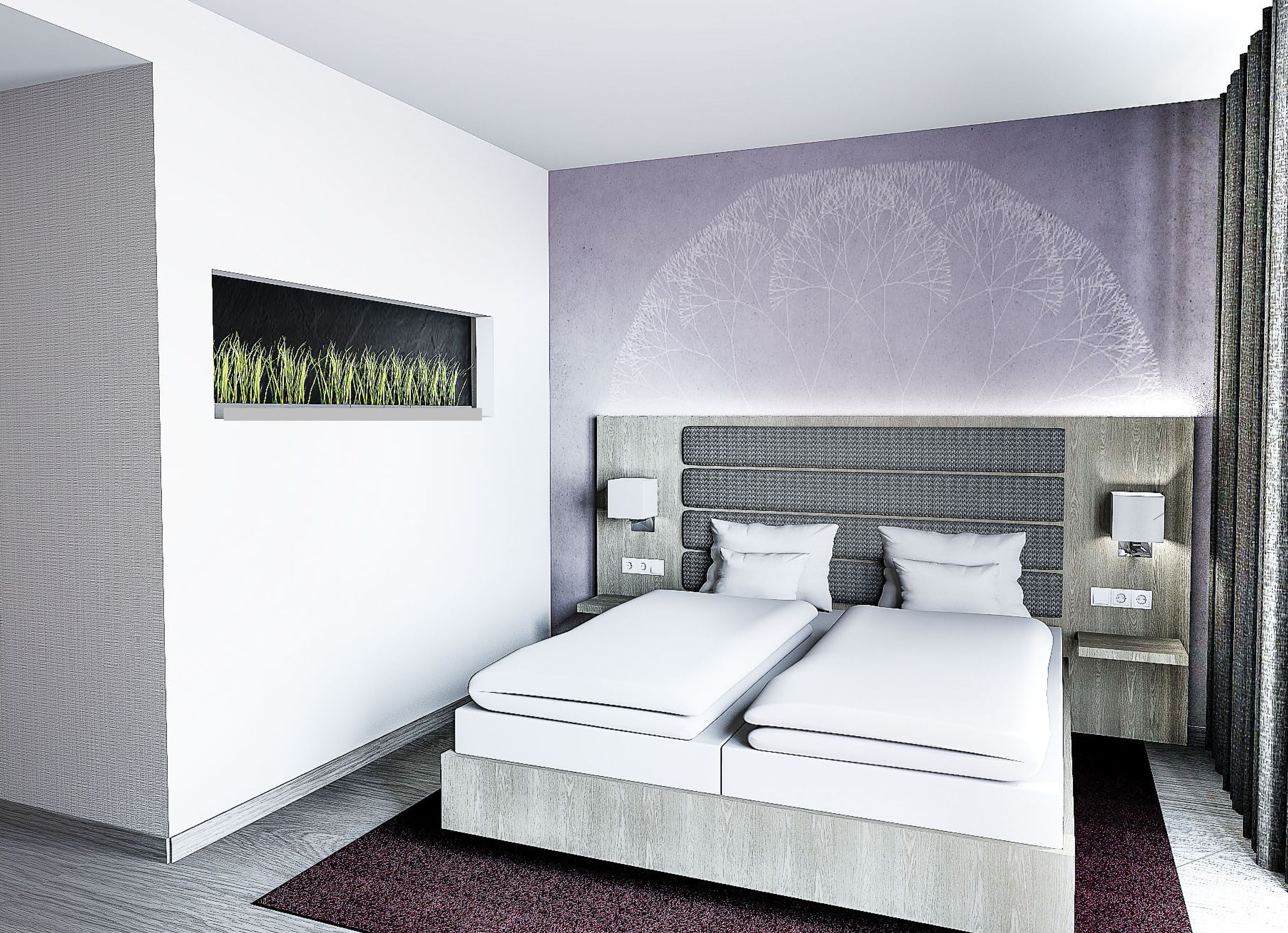 Allergikerbettwaren, Schreibtisch, laptopgeeigneter Arbeitsplatz