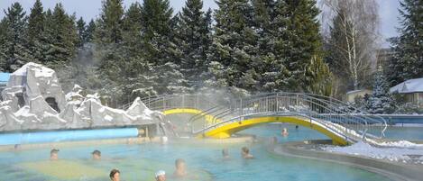 Indendørs pool, udendørs pool