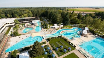 Indoor pool, outdoor pool