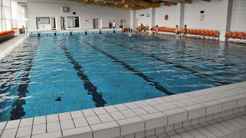 Indoor pool, outdoor pool