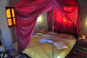 Individually decorated, individually furnished, rollaway beds