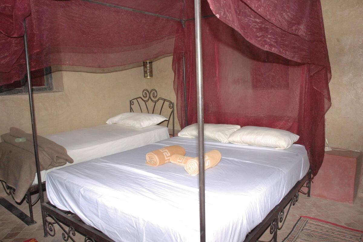 Individually decorated, individually furnished, rollaway beds