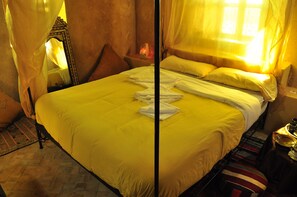 Individually decorated, individually furnished, rollaway beds