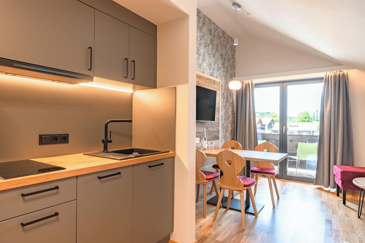 Leilighet – junior, 1 soverom | Skrivebord, blendingsgardiner, strykejern/-brett og wi-fi (inkludert)