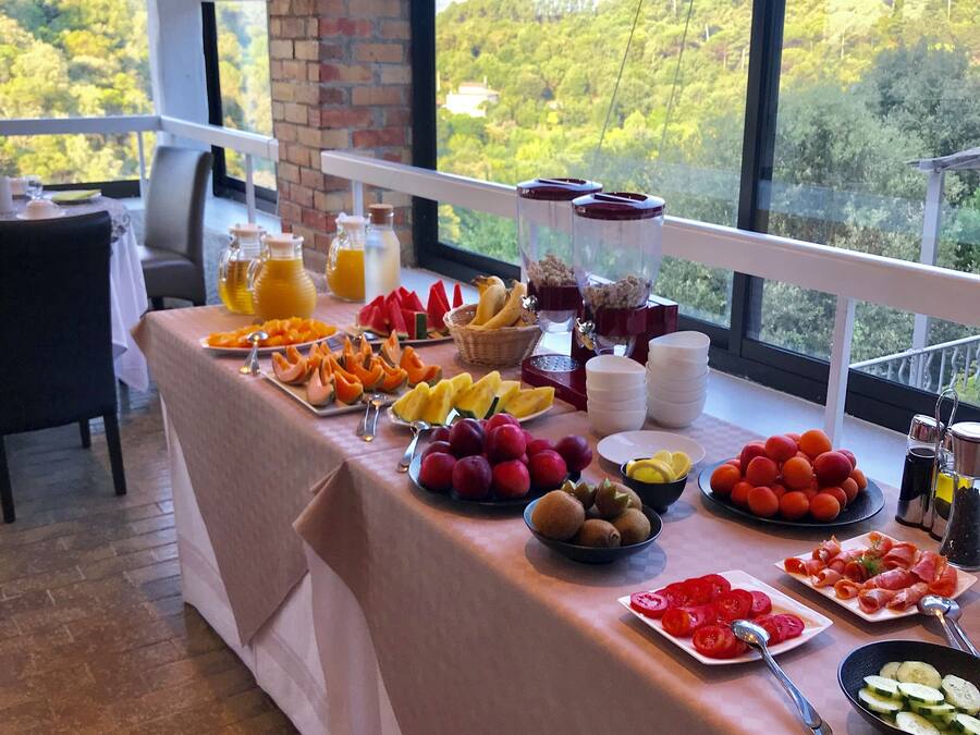 Se ofrece un desayuno bufé todos los días (15 EUR por persona)